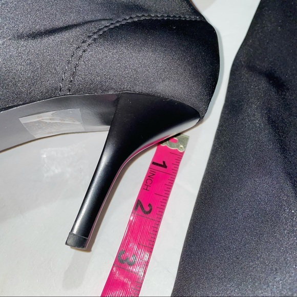 Pazzo Over the Knee pointy toe Fabric Boots ๐ค - Picture 12 of 14